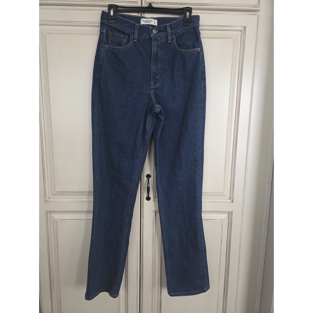 abercrombie & fitch ultra high rise 90s straight Curve Love Women's 27 L
